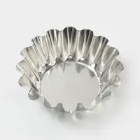 Форма для выпечки ромовой бабы, d=18.7 см, h=6.7 см, жесть, серебристая