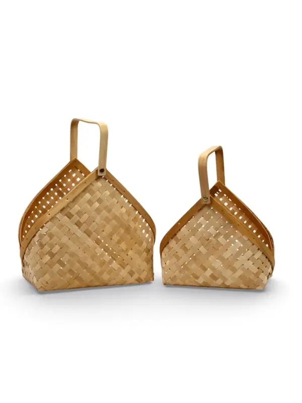 Набор корзин 2 шт 32х17х27  26х14х21 см ручка h=18/18 см