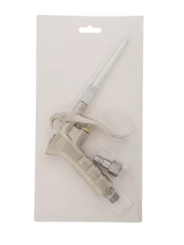 Продувочный пневматический пистолет ТУНДРА, металлический корпус, сопло 135&times;4 мм