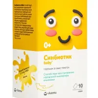 Синбиотик для детей &laquo;ВИТАТЕКА&raquo;, для микрофлоры кишечника, порошок в саше-пакетах 10 шт. по 1 г