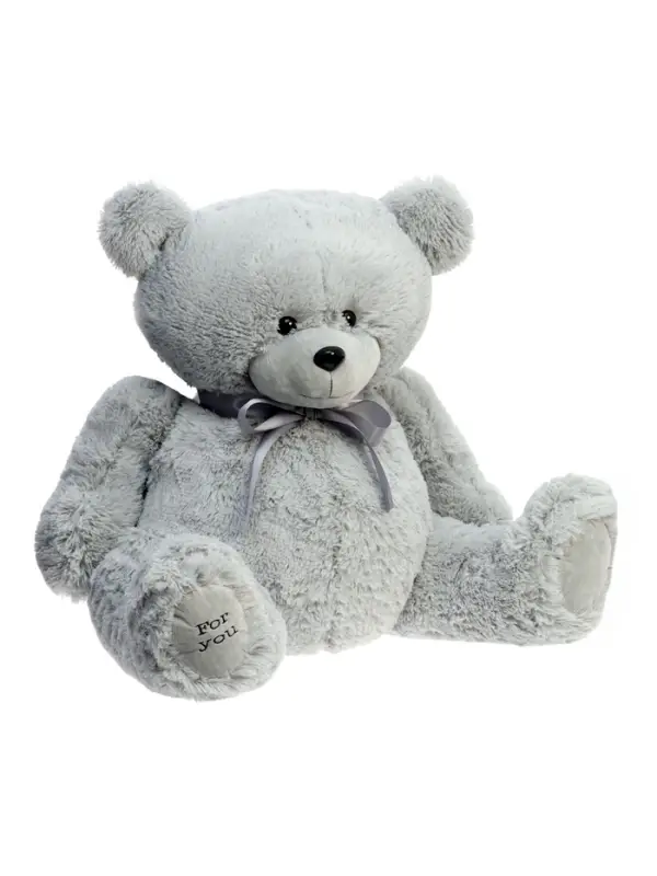 Мягкая игрушка "Медведь Тед", цвет серый, 118 см