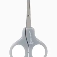 Ножницы детские маникюрные, закругленные кончики, Крошка Я, цвет серый