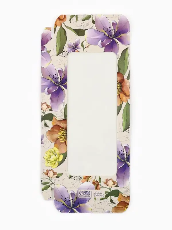 Коробка для шоколада, кондитерская упаковка &laquo;С 8 Марта&raquo;, с окном, 17.3&times;8.8&times;1.5 см