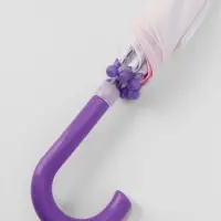 Зонт - трость детский &laquo;Единорог&raquo;, механический, фигурный, 8 спиц, R=35/45 см, d=70 см, розовый/белый