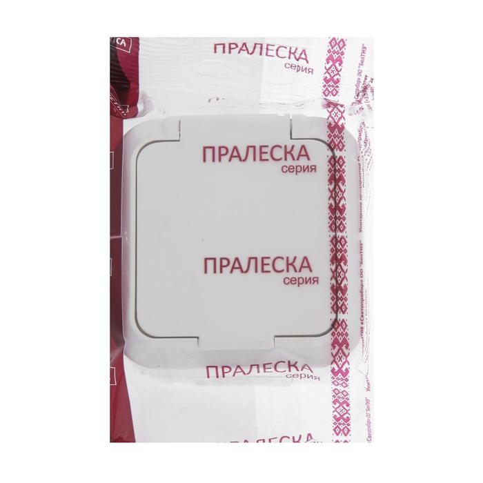 Розетка BYLECTRICA РА16-297 АКВА, 16А, 250 В, одномест., наруж., с з/к, с крышкой, белая Розетка BYLECTRICA РА16-297 АКВА, 16А, 250 В, одномест., наруж., с з/к, с крышкой, белая