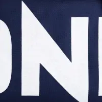 Сумка спортивная на молнии TEXTURA, с подкладкой, длинный ремень, маленький размер, с акцентным принтом, синяя