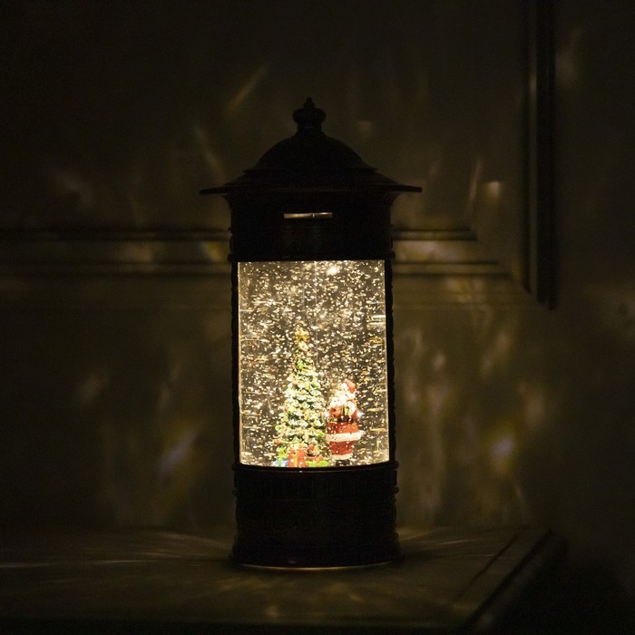 Светодиодная фигура «Фонарь с Дедом Морозом» 14 × 27 × 14 см, пластик, батарейки ААх3 (не в комплекте), USB, свечение тёплое белое Светодиодная фигура «Фонарь с Дедом Морозом» 14 × 27 × 14 см, пластик, батарейки ААх3 (не в комплекте), USB, свечение тёплое белое