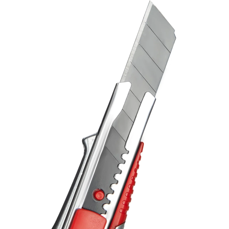 Нож универсальный Attache Selection 18мм,метал.напр.,алюм.корпус,Auto lock