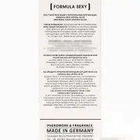 Туалетная вода женская с феромонами Formula Sexy collection Crystal W118, 30 мл