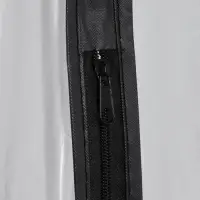 Чехол для одежды Доляна, 60&times;137 см, прозрачный, серый