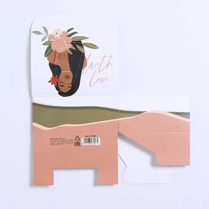 Коробка подарочная сборная, упаковка, «Girl», 12 х 10 х 5 см Коробка подарочная сборная, упаковка, «Girl», 12 х 10 х 5 см