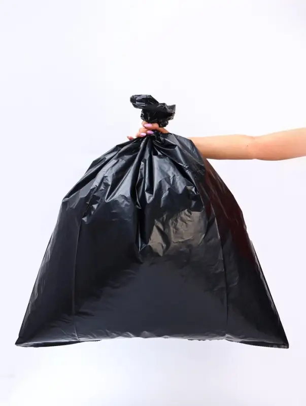 Мешки для мусора в рулоне UpakLand 160 л, черные, ПВД, толщина 40 мкм, 10 шт., 88&times;106 см