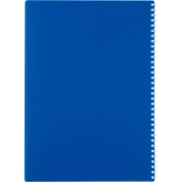 Бизнес-тетрадь А4 96л. Attache Economy, гребень,пласт.обл,синий, клетка