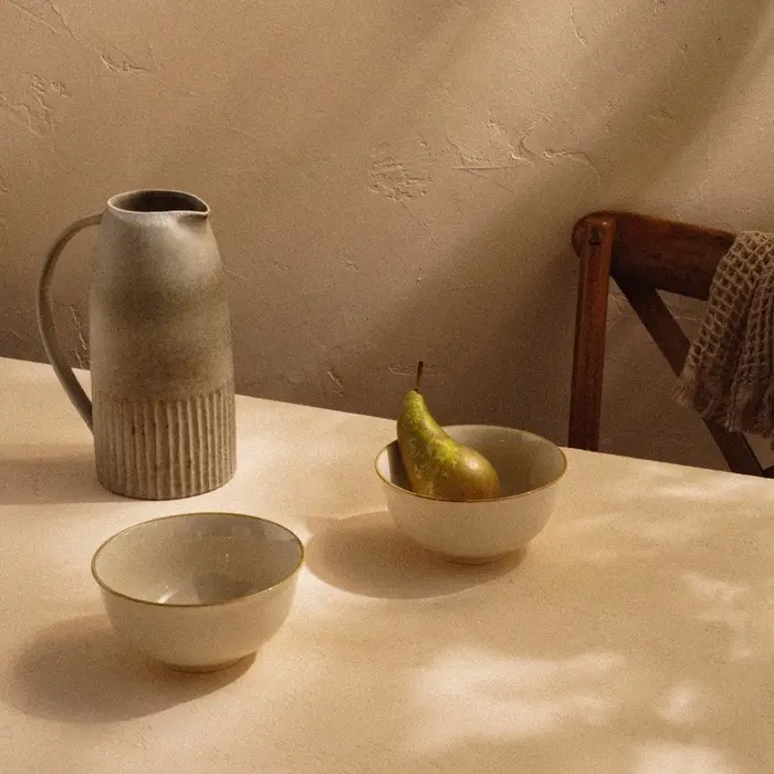 Салатники SL Home &laquo;Леггеро&raquo;, 750 мл, d=15 см, набор 2 шт., фарфор, бежевые