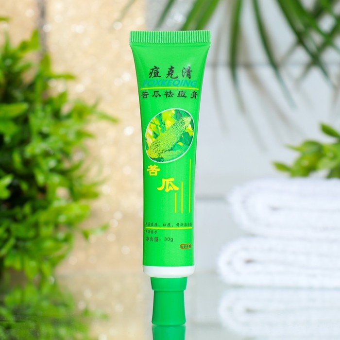 Крем от угрей, акне, прыщей «Горький огурец», 30 г Крем от угрей, акне, прыщей «Горький огурец», 30 г