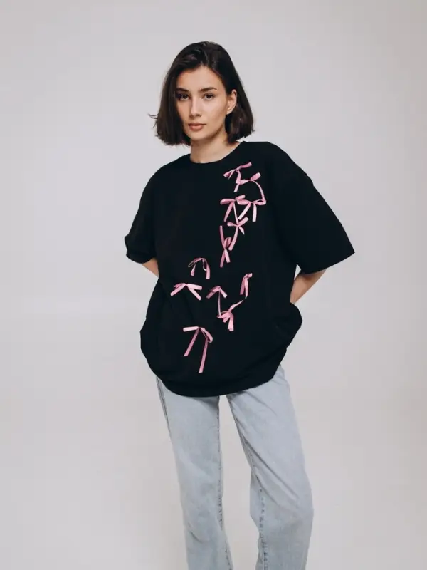 Брошь «Бантик», розовая в серебре Брошь «Бантик», розовая в серебре