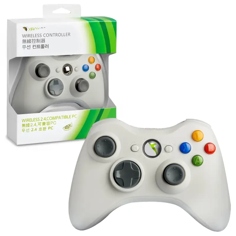 Джойстик XBOX 360 2.4G Wireless Белый (50шт/кор) Джойстик XBOX 360 2.4G Wireless Белый (50шт/кор)