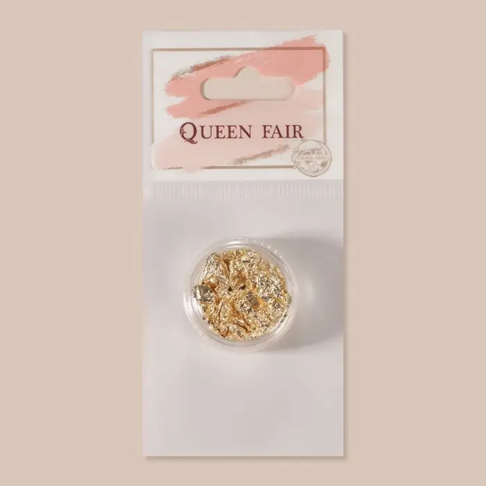 Поталь для декора ногтей, золотистая