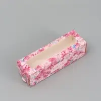 Коробка подарочная для макарун &laquo;Для тебя&raquo;, 18&times;5.5&times;5.5 см