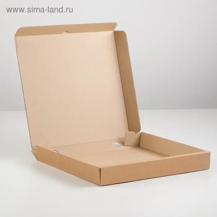 Коробка для пиццы, бурая, 30 х 30 х 4 см Коробка для пиццы, бурая, 30 х 30 х 4 см