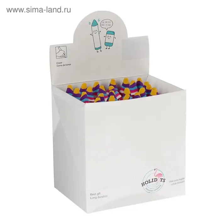 Ластик фигурный в форме карандаша "Единороги"