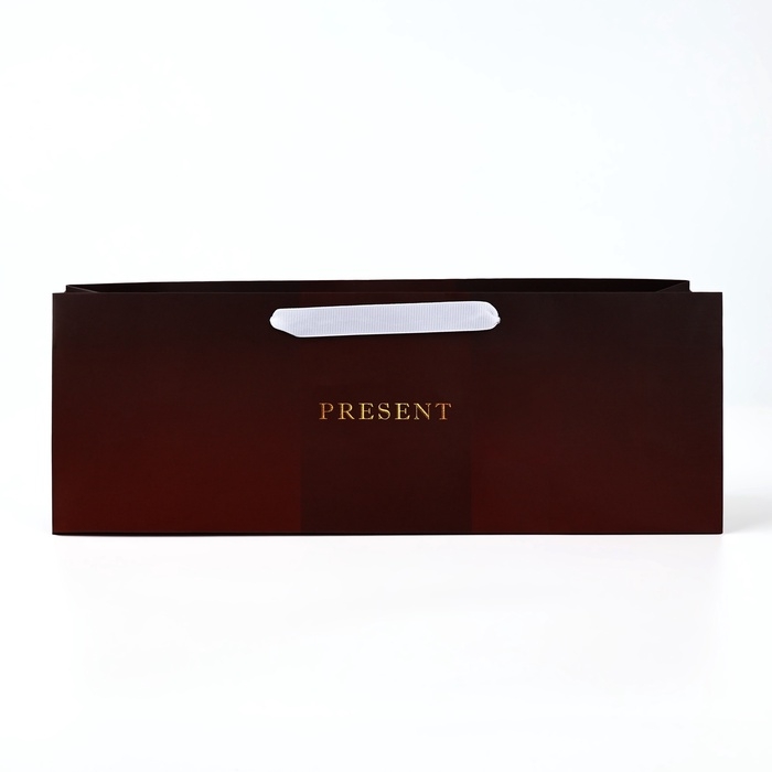 Пакет под бутылку горизонтальный «Подарок», 36 × 10 × 13 см Пакет под бутылку горизонтальный «Подарок», 36 × 10 × 13 см