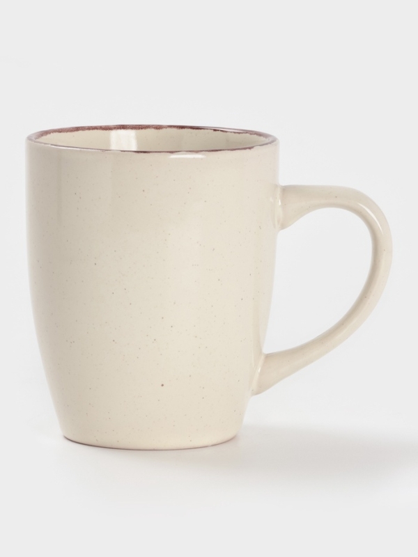 Кружка Доляна Кружка Доляна "Альпийский крем" 340мл 13х8,5х10,5, цвет белый