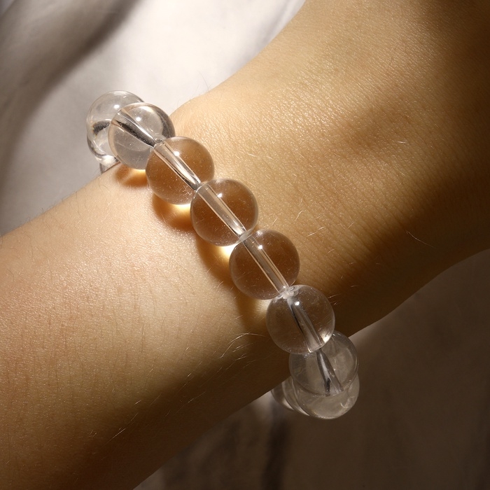 Браслет шар №12 «Горный хрусталь», 5,5 см Браслет шар №12 «Горный хрусталь», 5,5 см