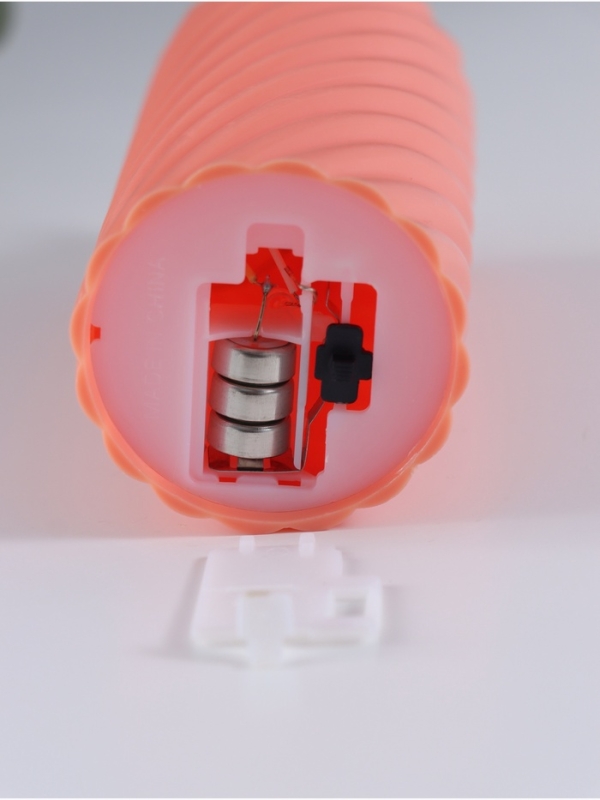 Ночник свеча "Свидание" LED 3xAG13 оранжевый 5х5х11см