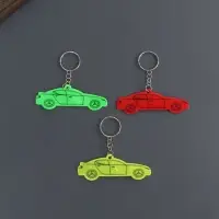 Светоотражающий брелок для ключей на кольце «Автомобиль», пластик, 7.3×3 см, МИКС