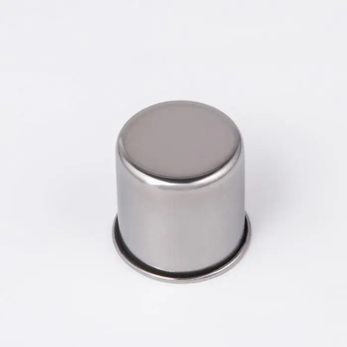Стопка, 70 мл, 5×5×4.3 см, внутренний диаметр 4.5 см, нержавеющая сталь