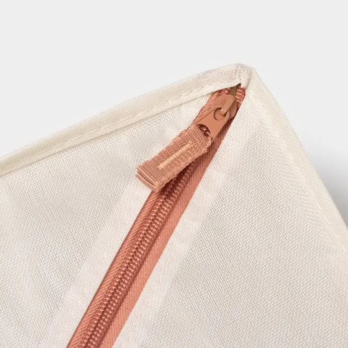 Органайзеры для хранения белья &laquo;Пастель&raquo;, 3 шт., с крышкой, 31.5&times;25&times;10 см, бежевые