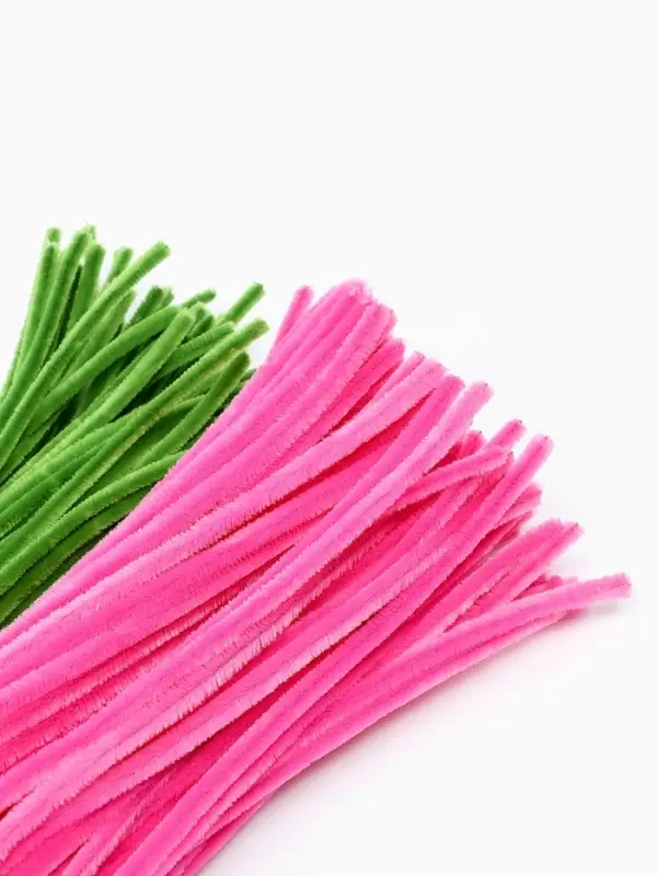 Набор для творчества цветы из пушистой проволоки букет, тюльпаны