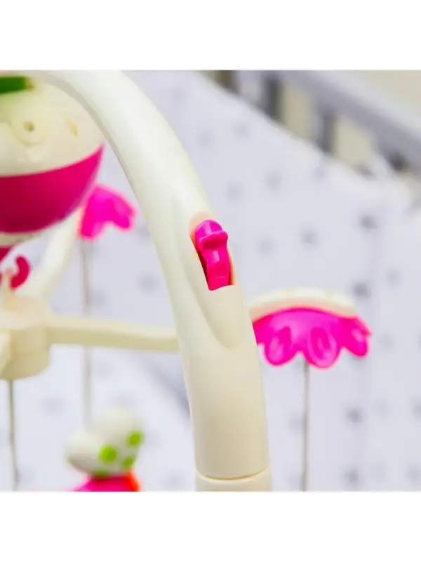 Мобиль музыкальный на кроватку Крошка Я &laquo;Полянка&raquo;, на батарейках