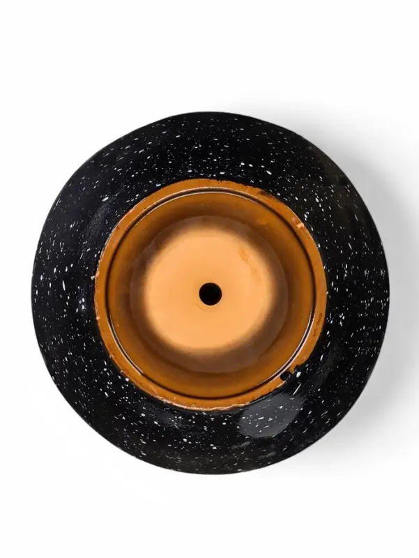 Горшок цветочный поддоном  8 л,  керамика, Гранит (М) Горшок цветочный поддоном  8 л,  керамика, Гранит (М)