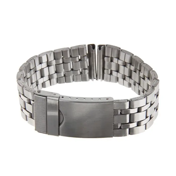 Ремешок для часов &laquo;Соломон&raquo;, 20 мм, металл, длина 18 см, серебристый