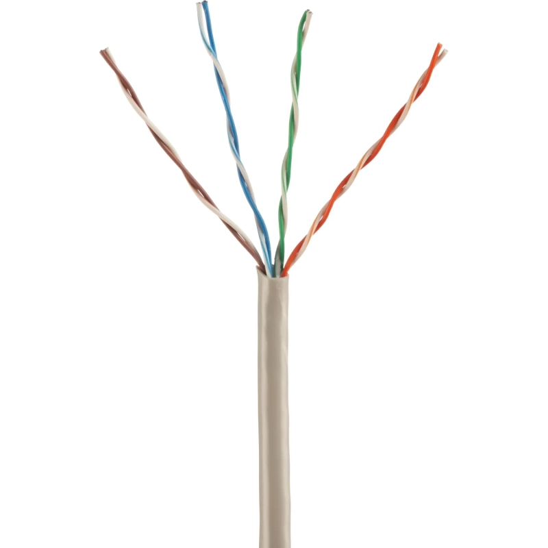 Кабель BigTech BT-CECR-013 CCA UTP 4 пары, кат.5e AWG24 PVC 305м сер