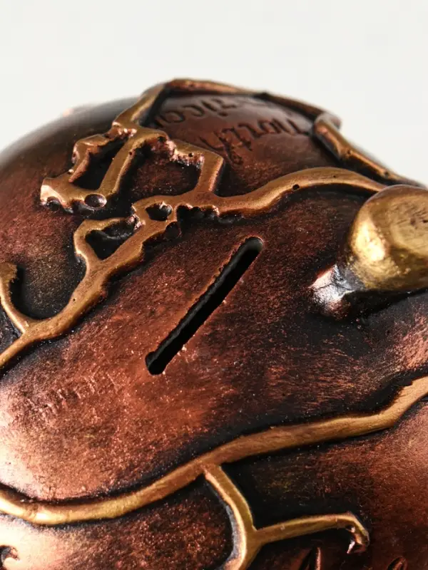 Копилка Копилка "Глобус" 17х12х11,5 см, под бронзу