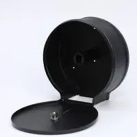 Диспенсер для туалетной бумаги St&ouml;lz, втулка 4 см, нержавеющая сталь, чёрный