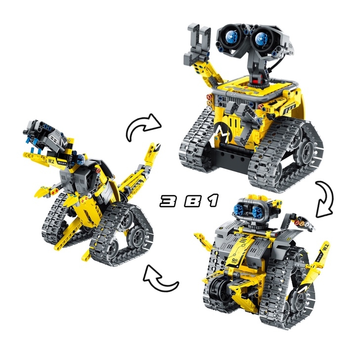 Конструктор радиоуправляемый «Робот пришелец» , 3 варианта сборки, 434 детали Конструктор радиоуправляемый «Робот пришелец» , 3 варианта сборки, 434 детали