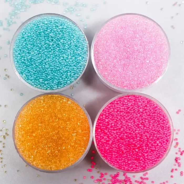 Микробисер стекло Микробисер стекло "Флёр" набор 4 цвета х10 гр