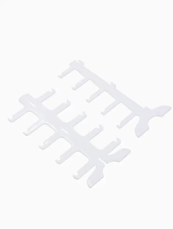 Подставка под очки, 5 мест, 15.5&times;14&times;31 см, белая