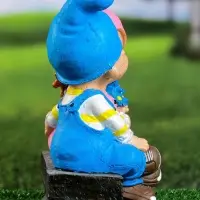 Садовая фигура из гипса &laquo;Девочка с мальчиком на скамейке&raquo;, 26&times;13&times;19 см