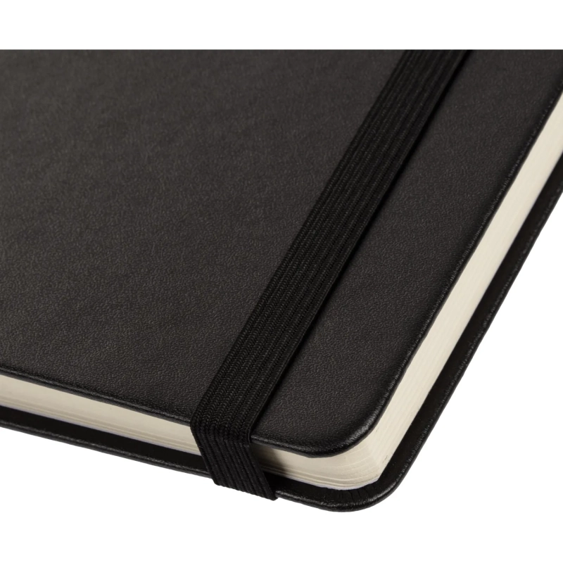 Ежедневник недатированный черный, А5 136 л., искусств. кожа, ATTACHE