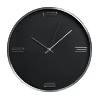 Часы настенные классические &laquo;Марша&raquo;, d=30 см, 30&times;30&times;4 см, чёрные