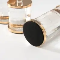 Подсвечник на 1 свечу &laquo;Прямоугольники&raquo;, d=6.5 см, набор 3 шт., h=24 см, 22.5 см, 20.5 см