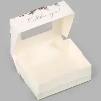 Коробка подарочная, самосборная &laquo;Венок&raquo;, 10&times;8&times;3.5 см