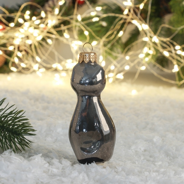 Ёлочная игрушка Ёлочная игрушка "Котик-7" 10 см