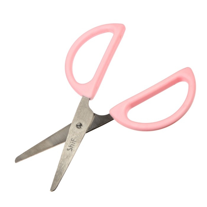 Ножницы канцелярские Ножницы канцелярские "Фрукты", 13 см, с чехлом на лезвие, МИКС