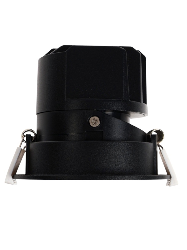 Светильник светодиодный встраиваемый, поворотный, 6Вт, 4000К, с драйвером, D75, черный Светильник светодиодный встраиваемый, поворотный, 6Вт, 4000К, с драйвером, D75, черный